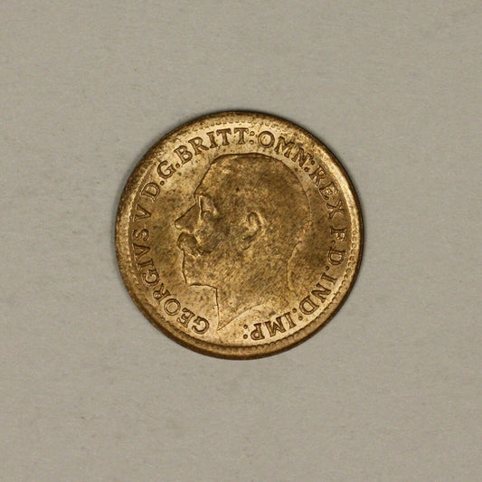Great Britain 1913 1/3 Farthing  red gem
