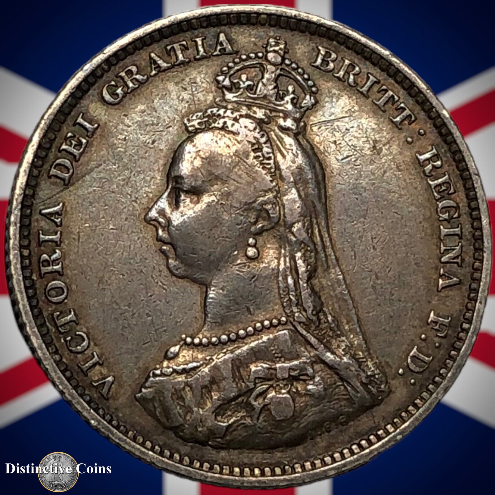 Great Britain 1887 British One Shilling GB0481