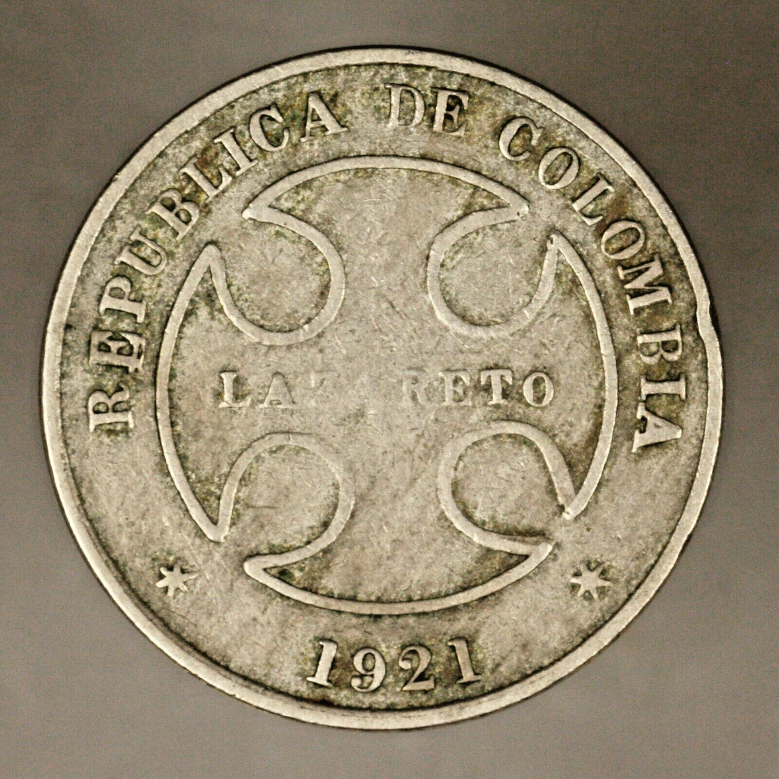 Colombia 1921 50 centavos 
