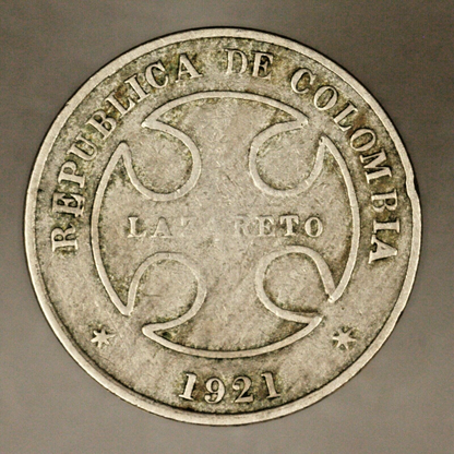 Colombia 1921 50 centavos 