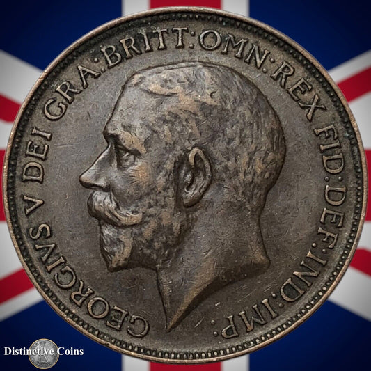 Great Britain 1912 H Penny 1d GB6793