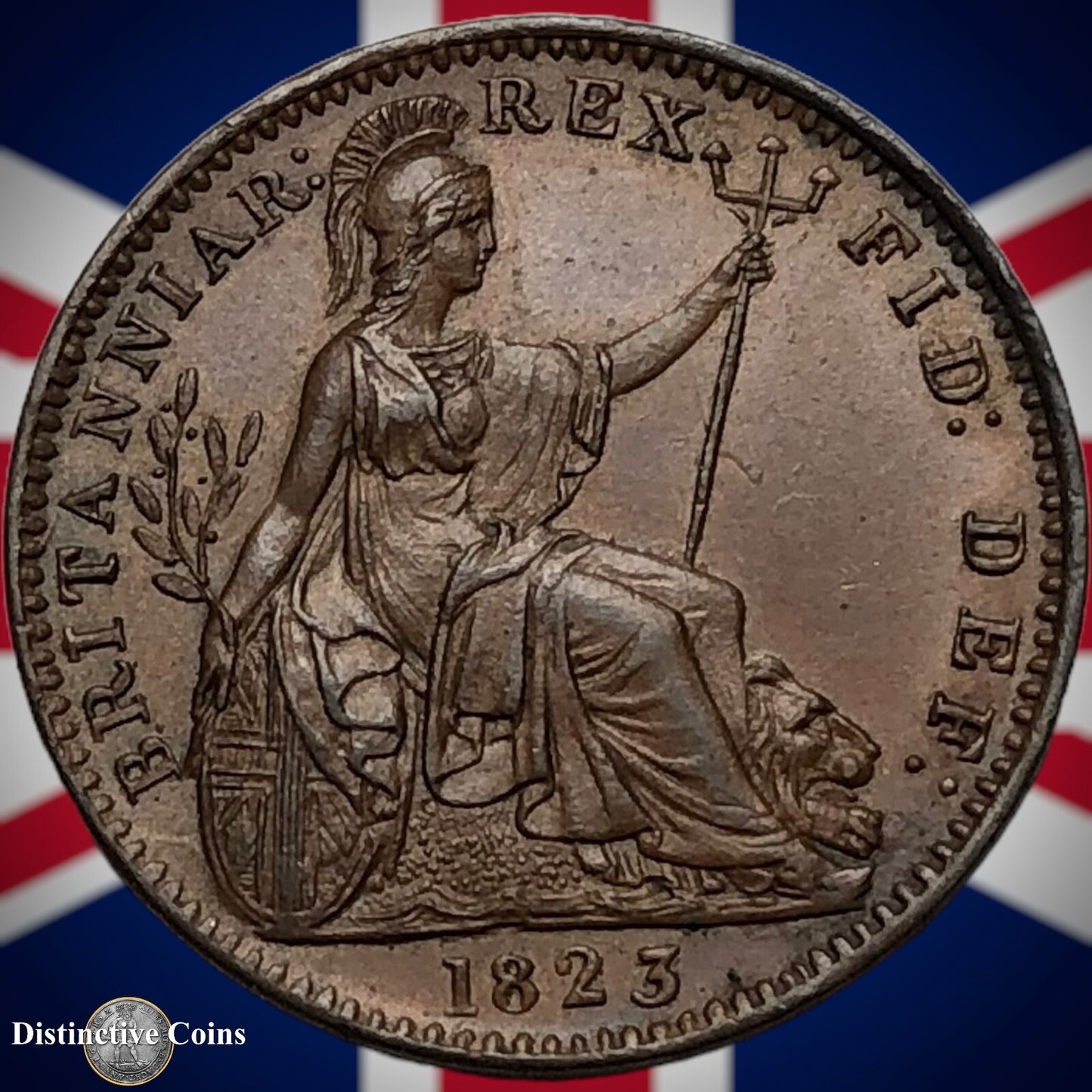 Great Britain 1823 Farthing 1/4d GB3277