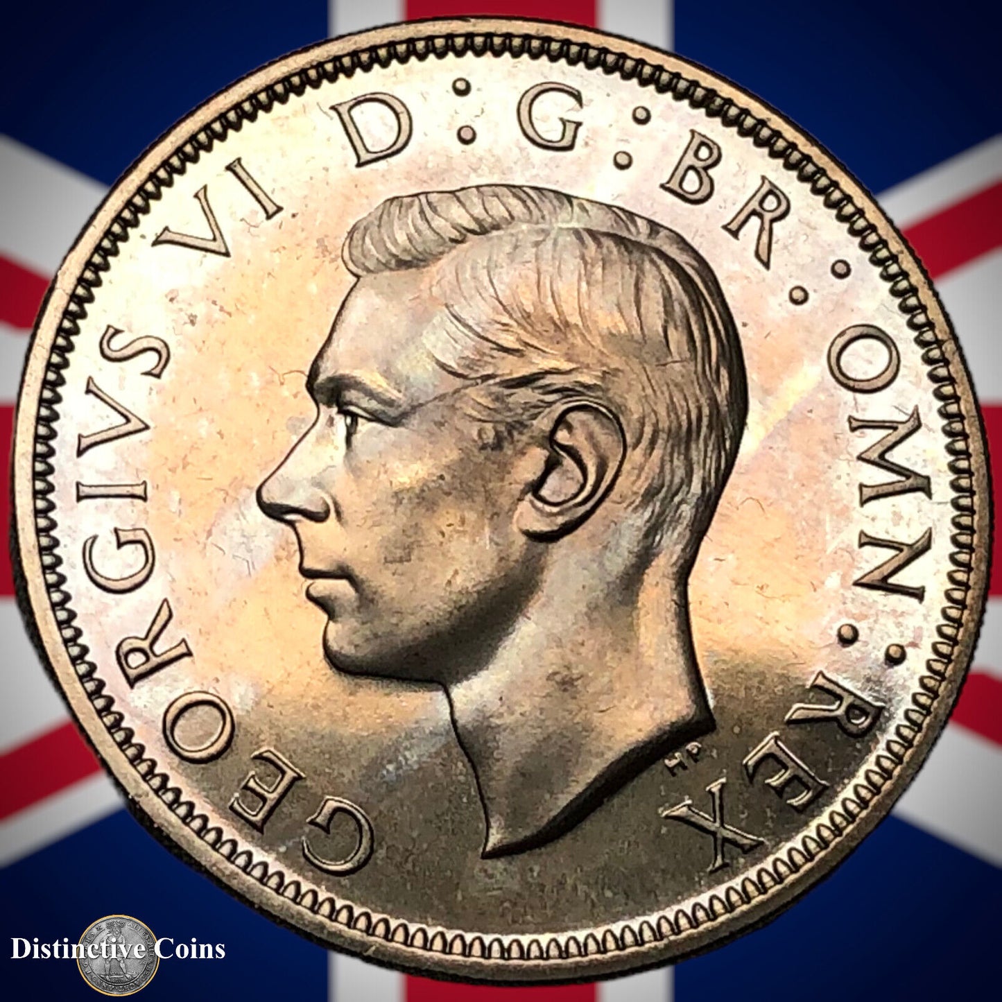 Great Britain 1950 Proof Half Crown GB1356