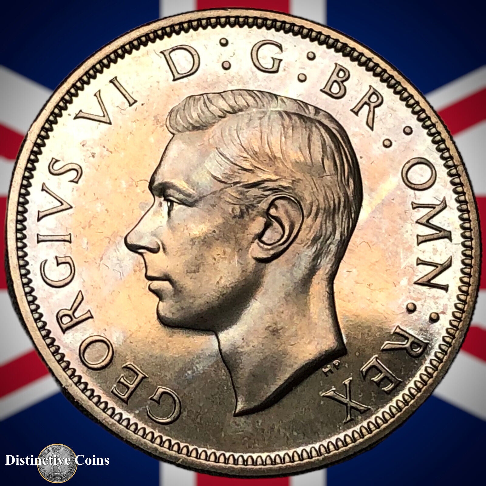 Great Britain 1950 Proof Half Crown GB1356