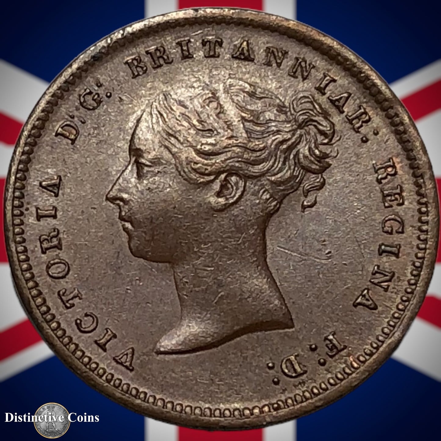 Great Britain 1847 Half Farthing 1/2 Penny GB3138