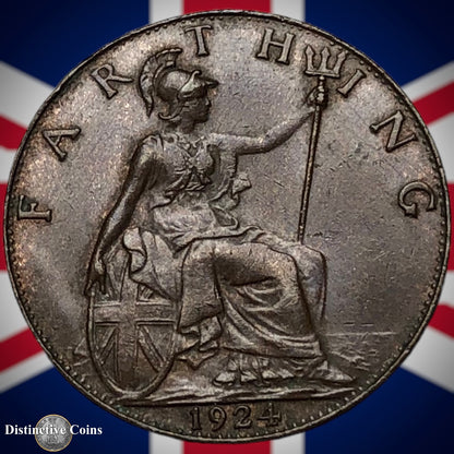 Great Britain 1924 Farthing 1/4d GB4804