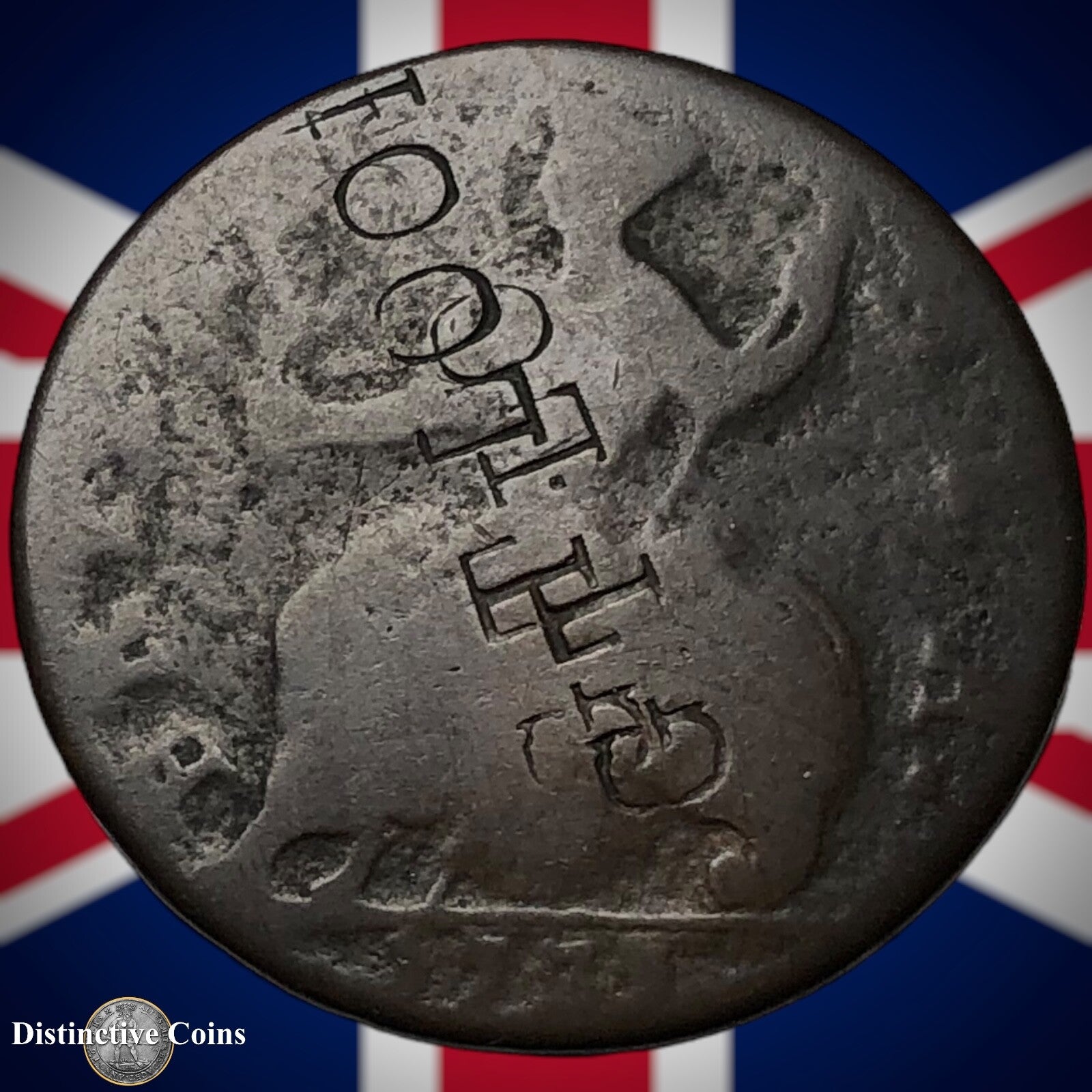 Great Britain 1737 Half Penny 1/2d GB5061