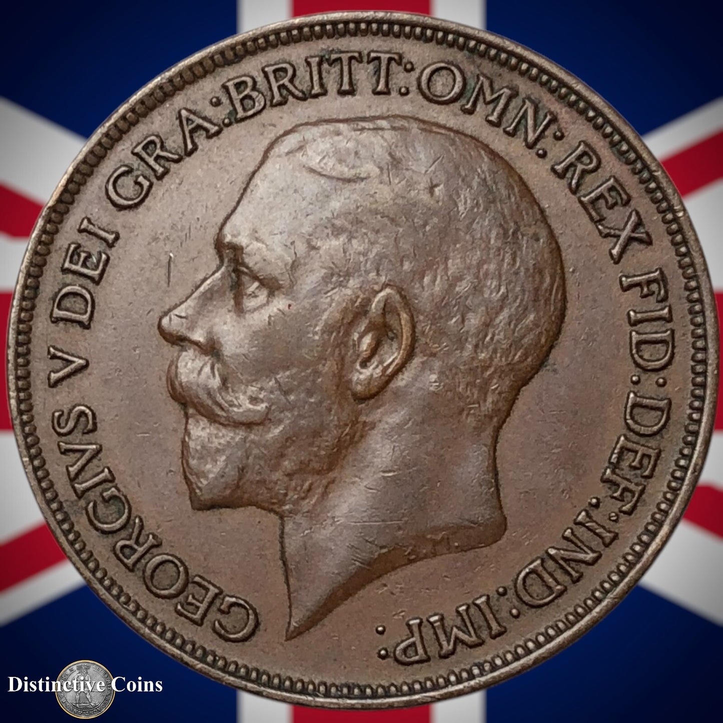 Great Britain 1916 Penny 1d GB6833