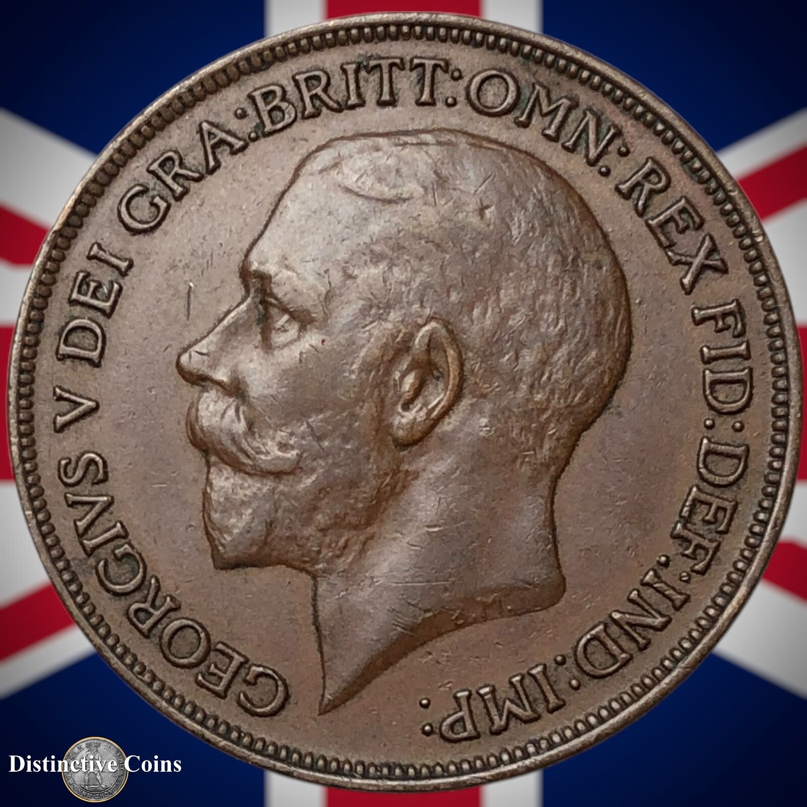 Great Britain 1916 Penny 1d GB6833