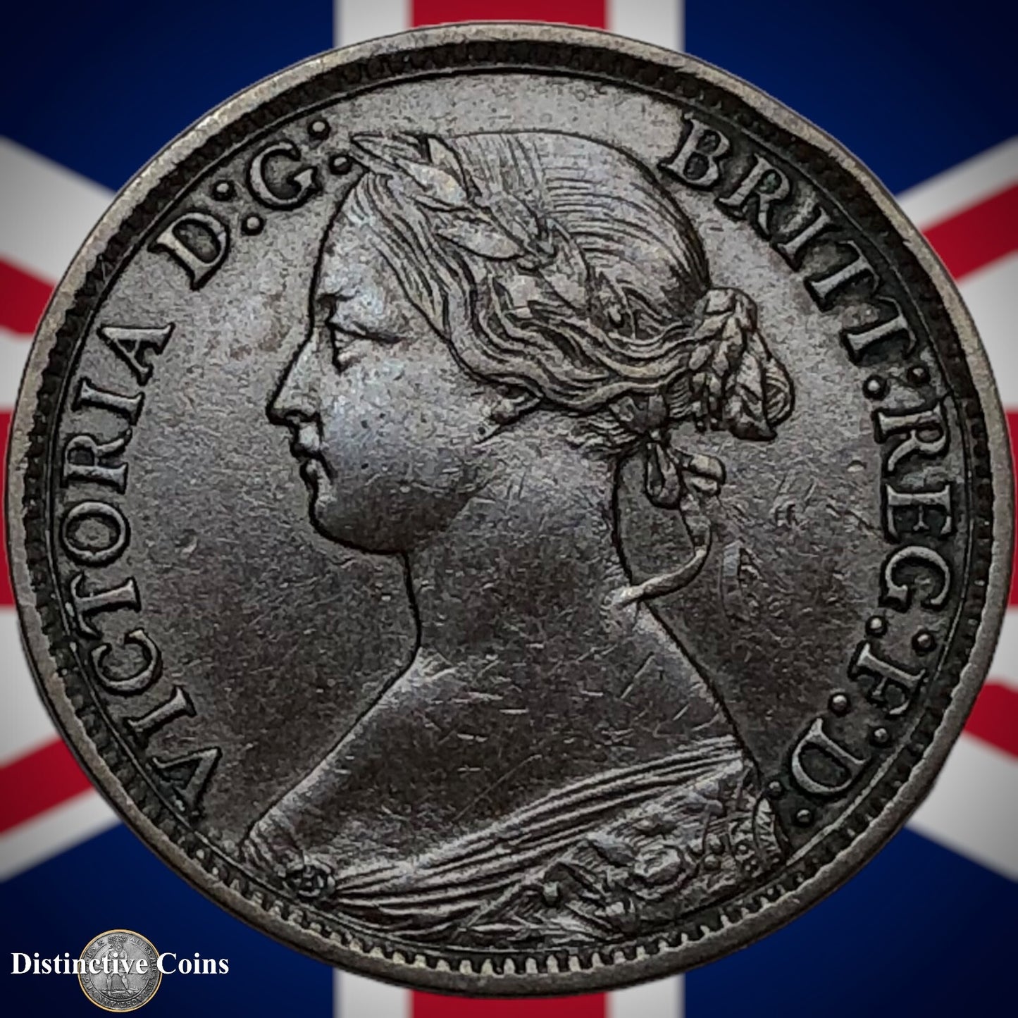 Great Britain 1865 Farthing 1/4d GB3531