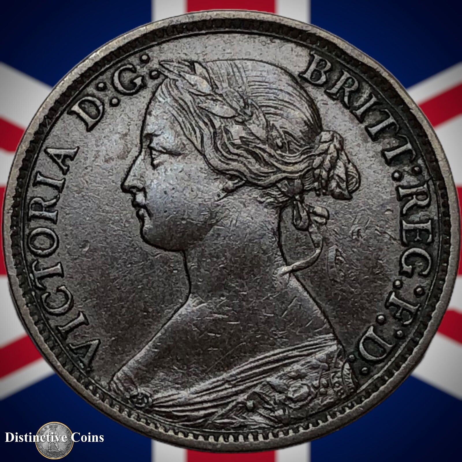 Great Britain 1865 Farthing 1/4d GB3531