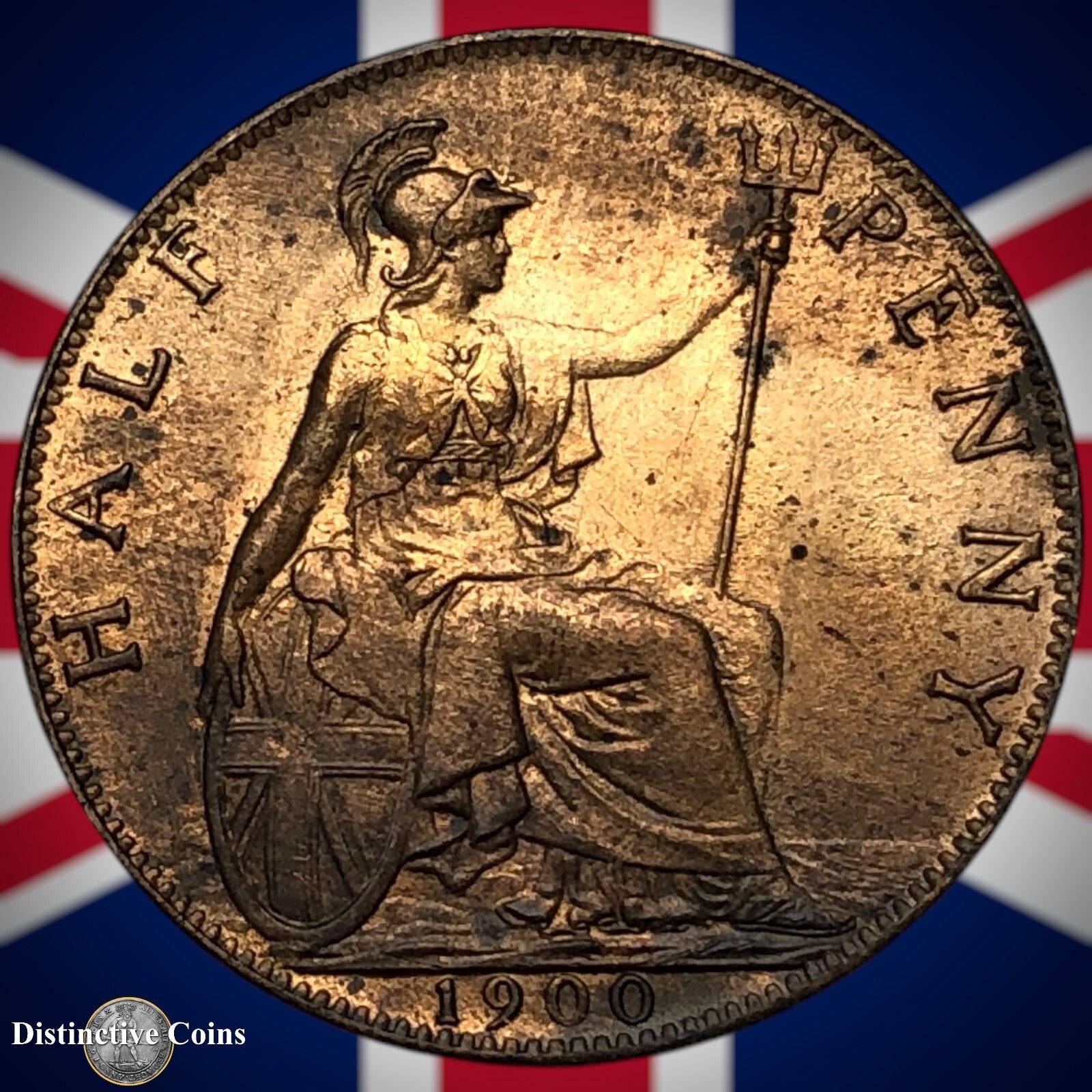 Great Britain 1900 Half Penny 1/2d GB5754