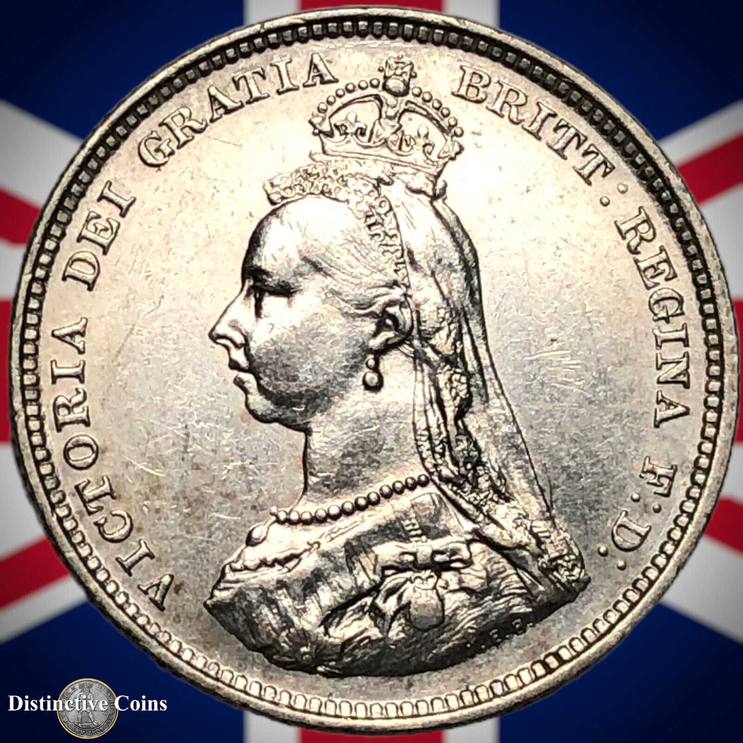 Great Britain 1887 British One Shilling GB0503