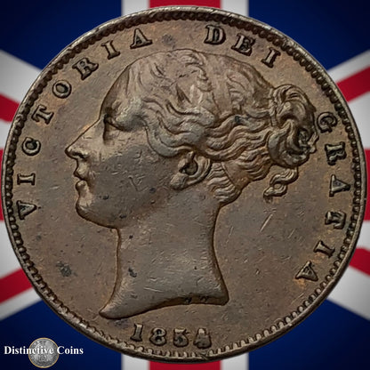 Great Britain 1854 Farthing 1/4d GB3473