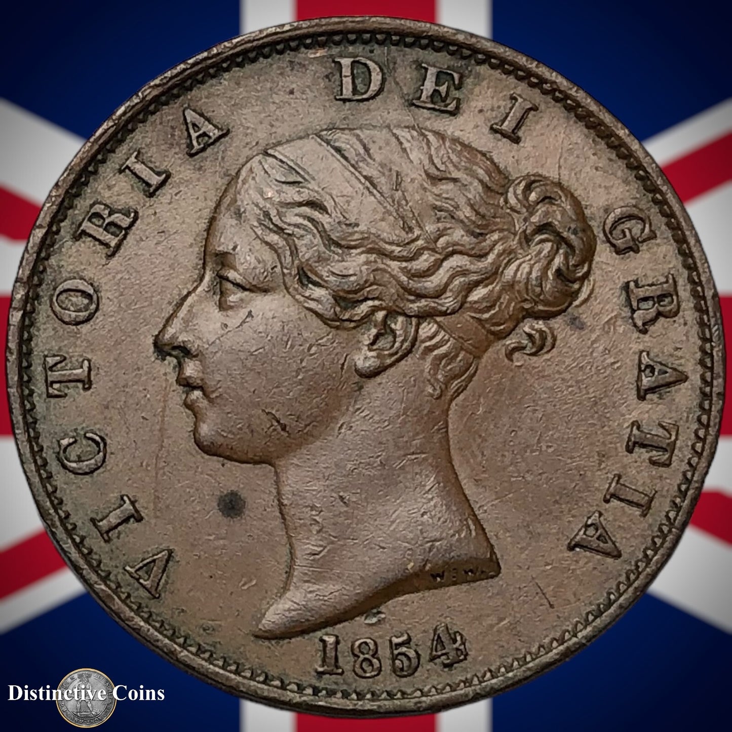 Great Britain 1854 Half Penny 1/2d GB5293