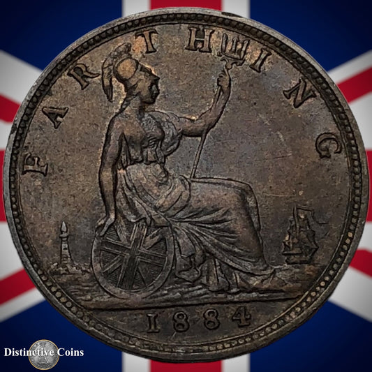 Great Britain 1884 Farthing 1/4d GB4101