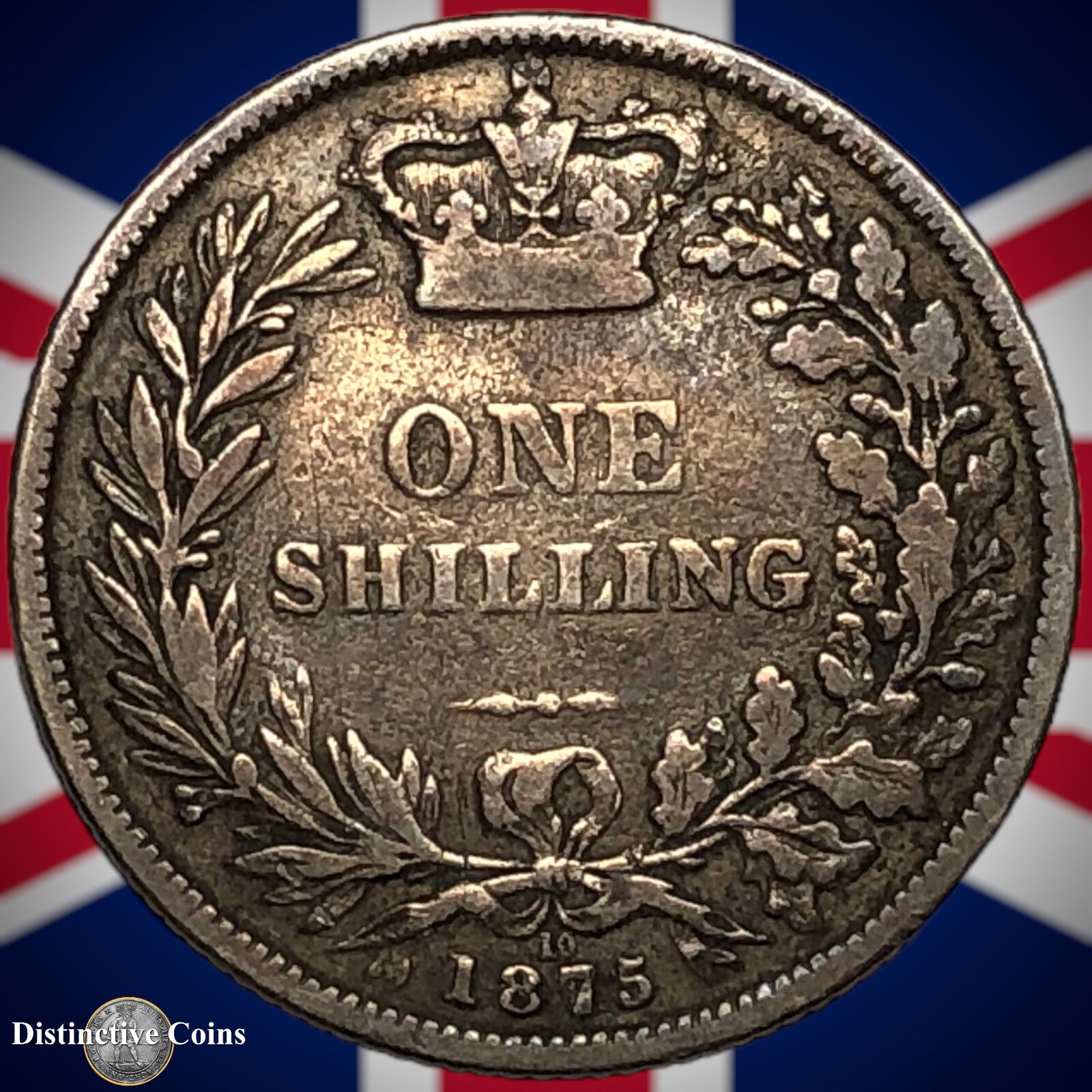 Great Britain 1875 British One Shilling GB0360