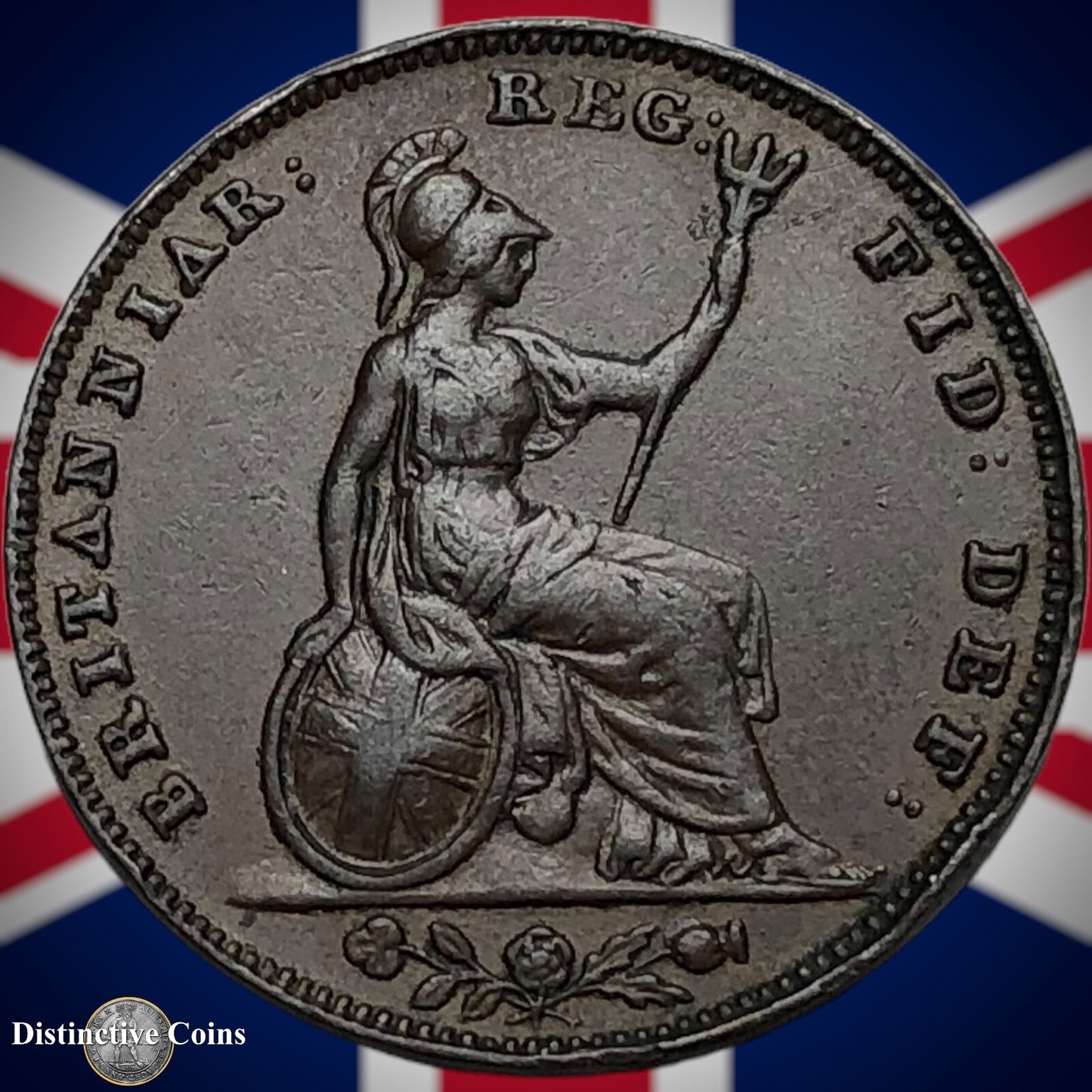 Great Britain 1853 Farthing 1/4d GB3456