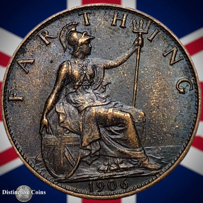 Great Britain 1906 Farthing 1/4d GB4587