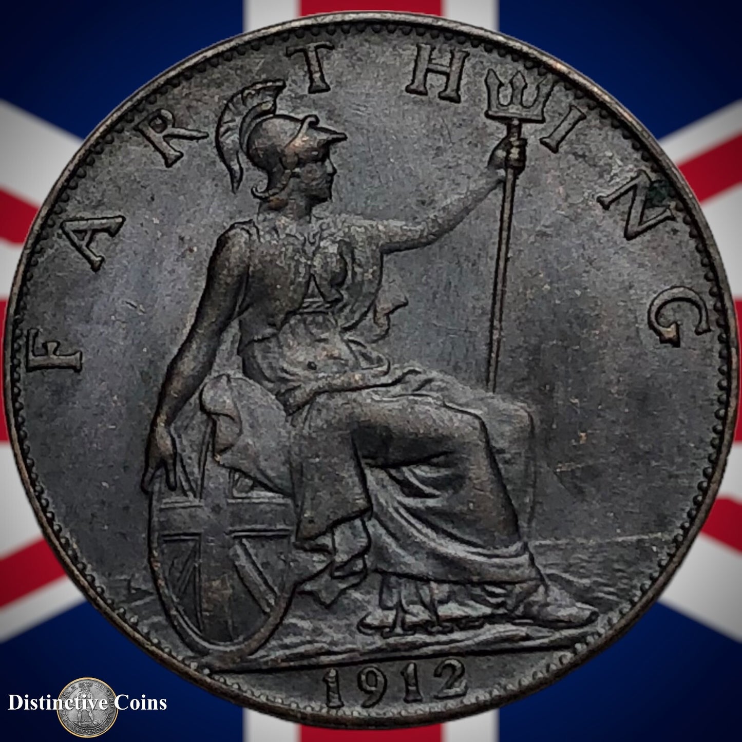 Great Britain 1912 Farthing 1/4d GB4647