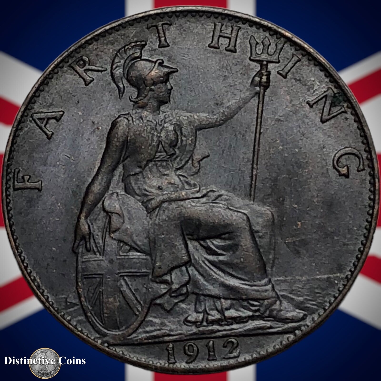 Great Britain 1912 Farthing 1/4d GB4647