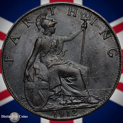 Great Britain 1912 Farthing 1/4d GB4647