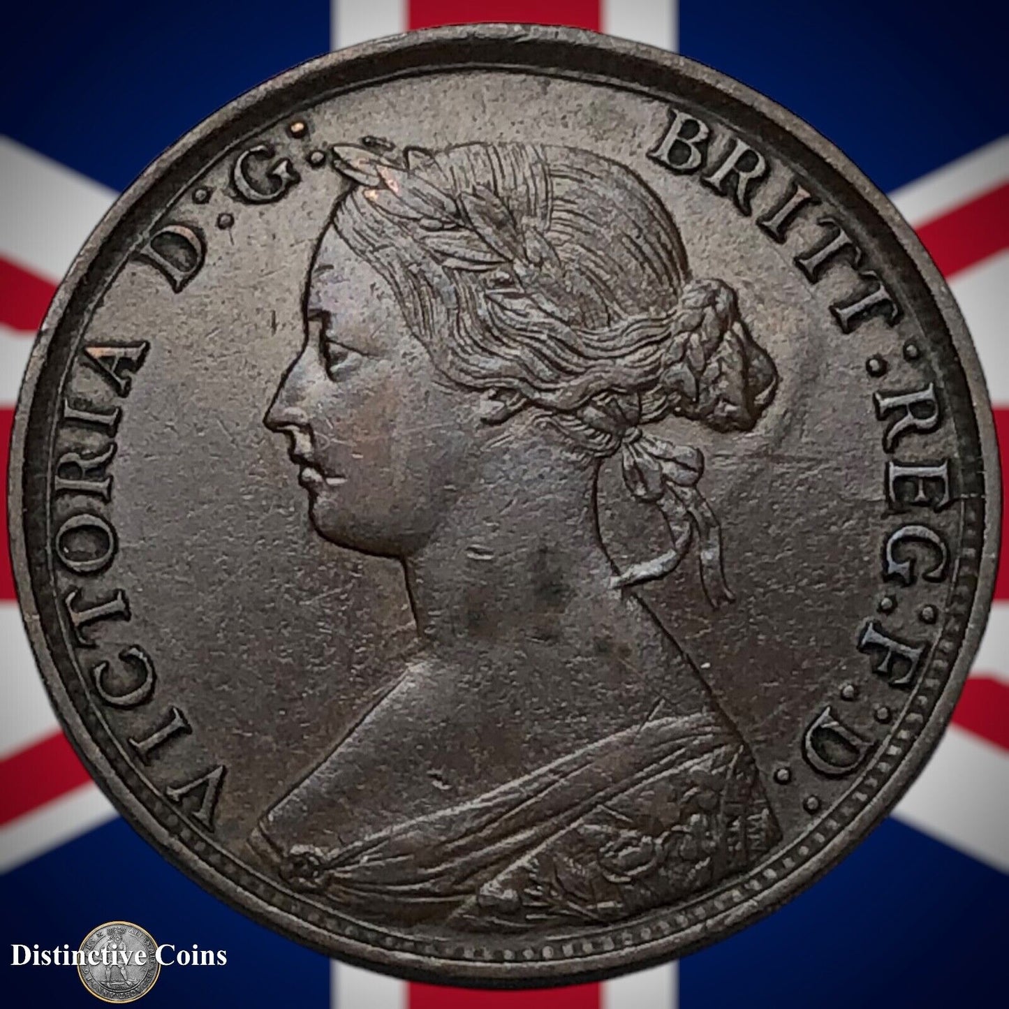 Great Britain 1861 Half Penny 1/2d GB5394