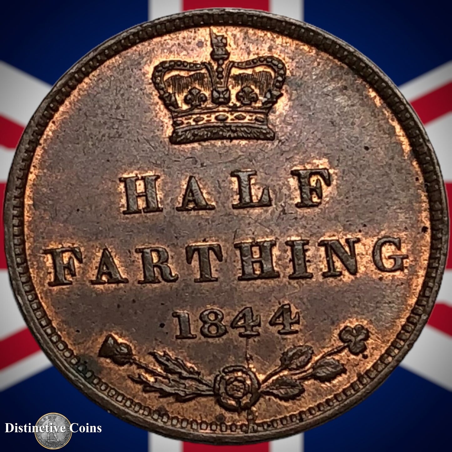Great Britain 1844 Half Farthing 1/2 Penny GB3103