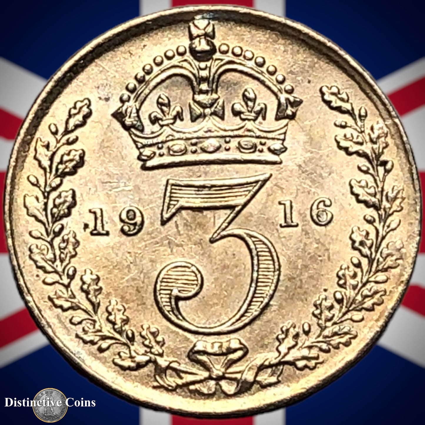 Great Britain 1916 Three Pence GB2166