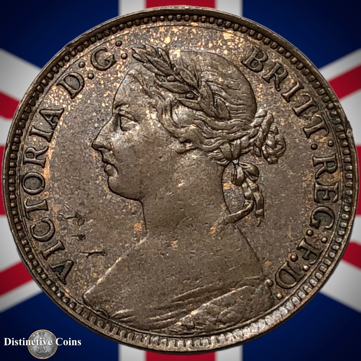 Great Britain 1893 Farthing 1/4d GB4340