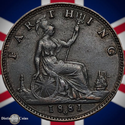 Great Britain 1881 H Farthing 1/4d GB3922