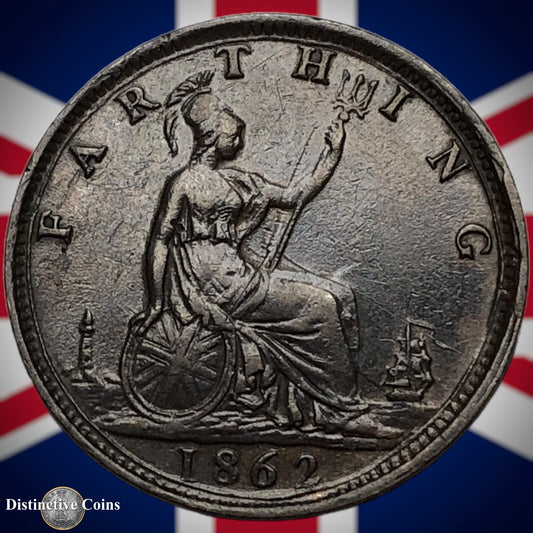 Great Britain 1862 Farthing 1/4d GB3502
