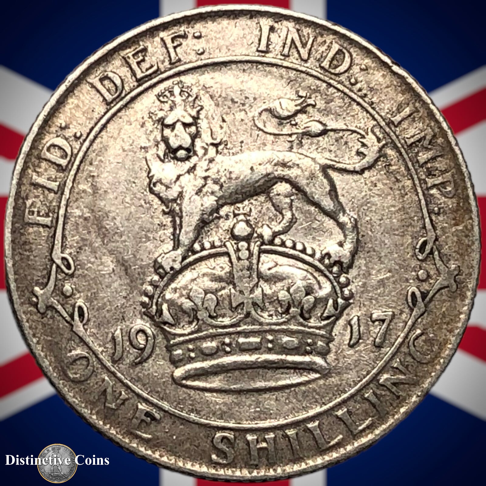 Great Britain 1917 One Shilling GB0989