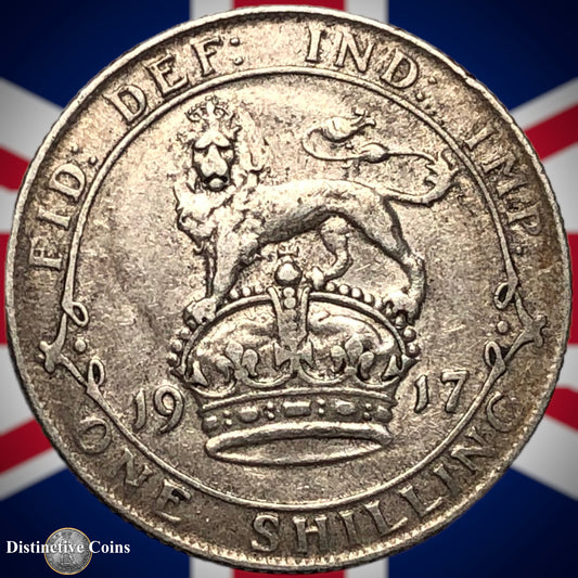 Great Britain 1917 One Shilling GB0989