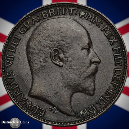 Great Britain 1902 Farthing 1/4d GB4504