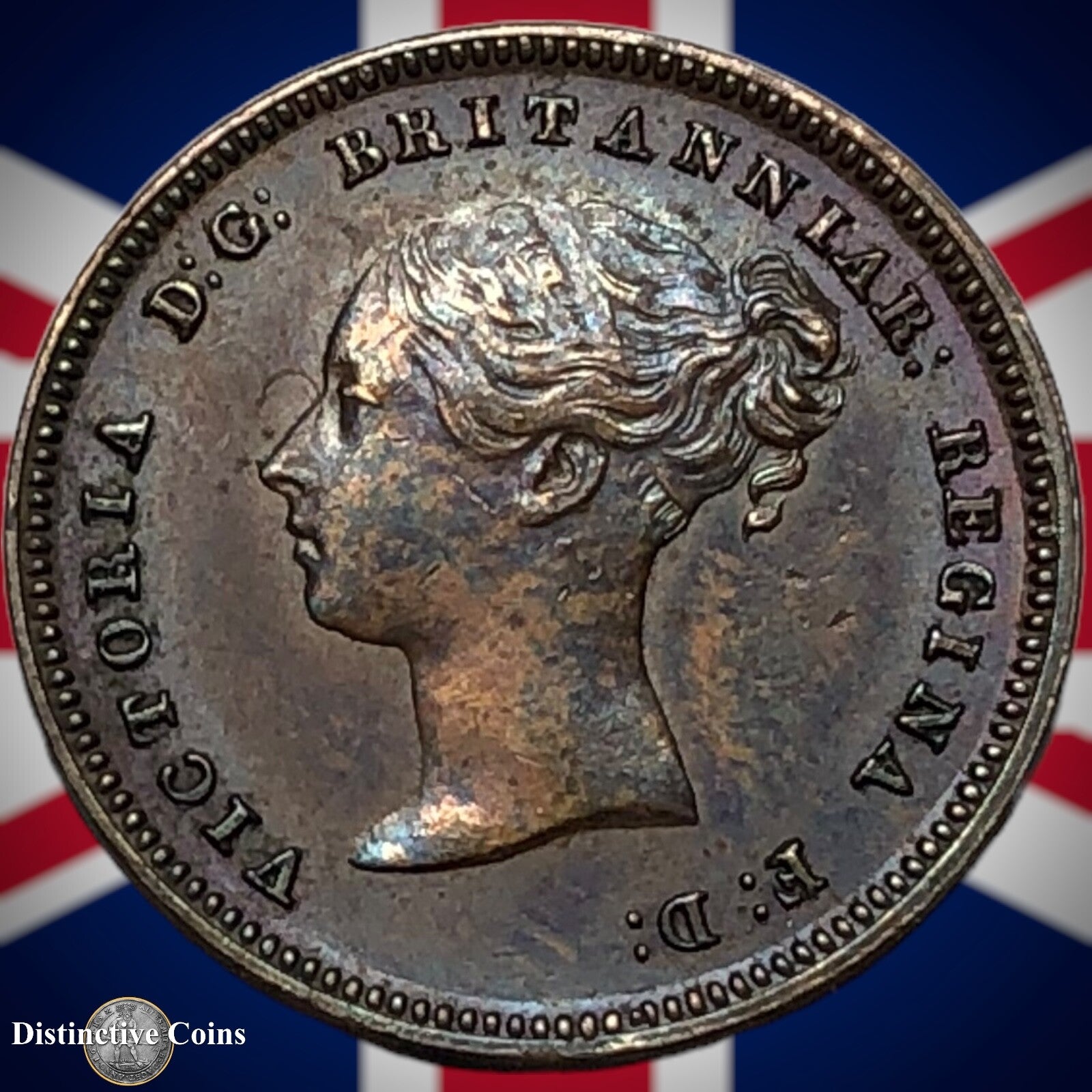 Great Britain 1839 Half Farthing 1/2 Penny GB3052