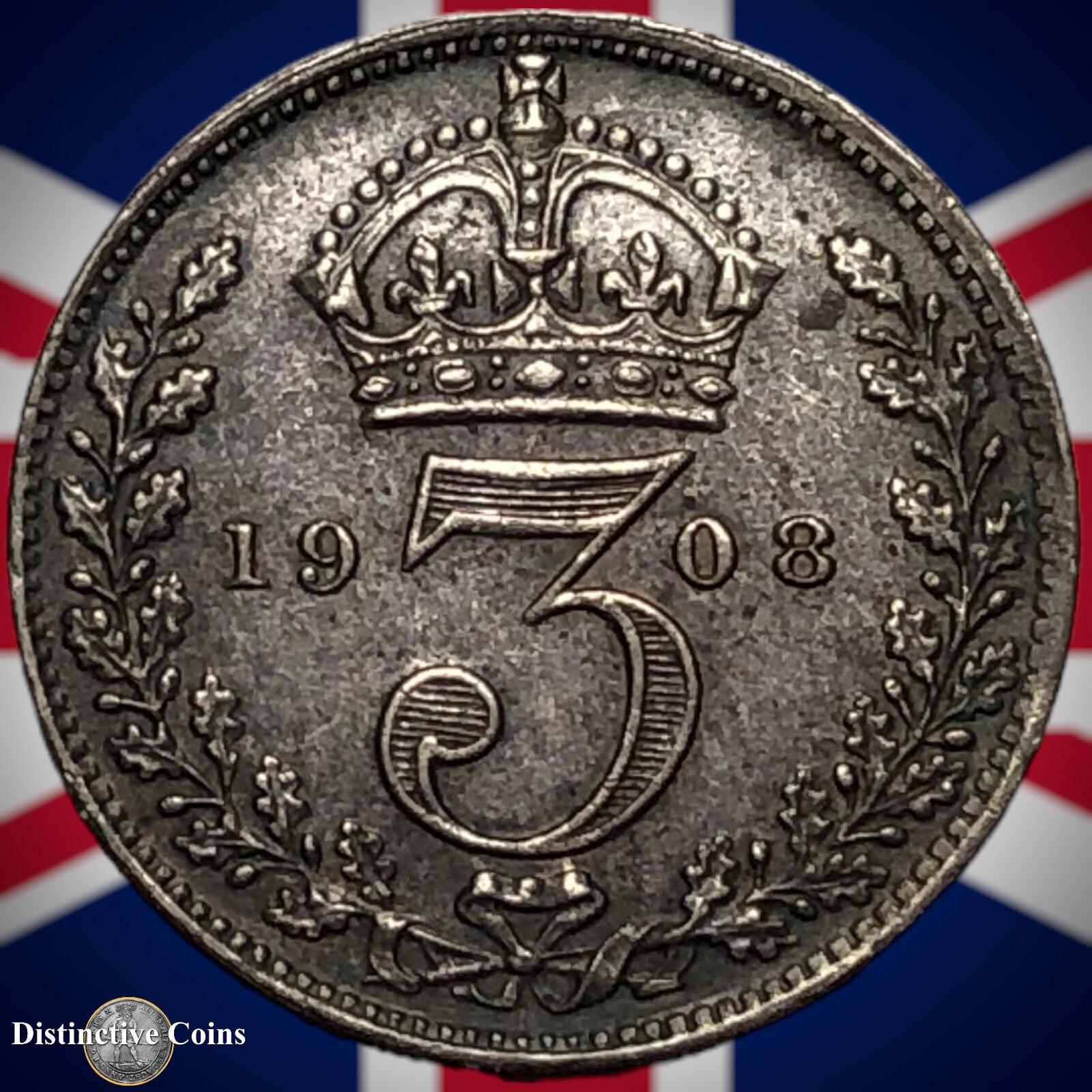 Great Britain 1908 Three Pence GB2115