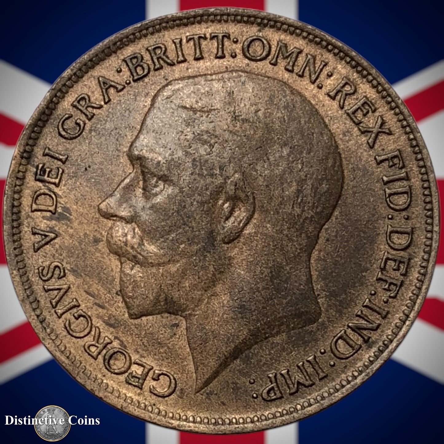 Great Britain 1916 Penny 1d GB6837