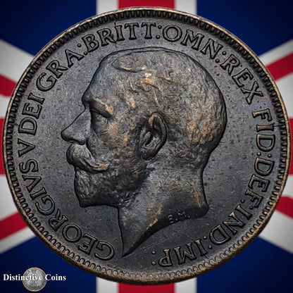 Great Britain 1917 Farthing 1/4d GB4682