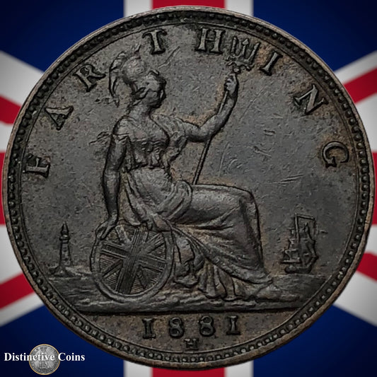 Great Britain 1881 H Farthing 1/4d GB3959