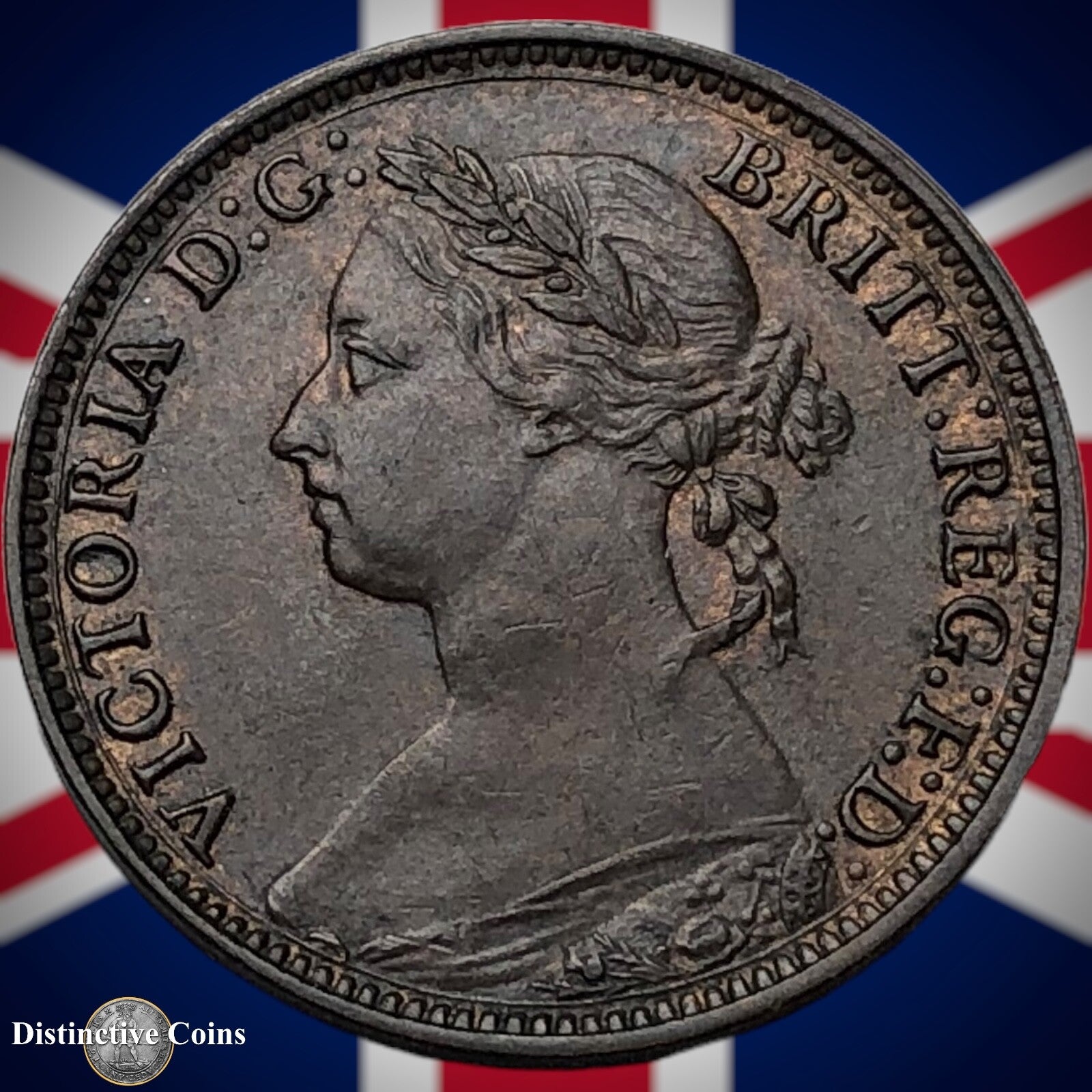 Great Britain 1881 H Farthing 1/4d GB4003