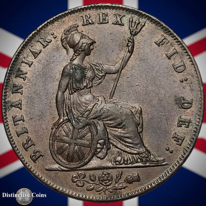 Great Britain 1827 Half Penny 1/2d GB5220