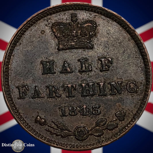 Great Britain 1844 Half Farthing 1/2 Penny GB3082