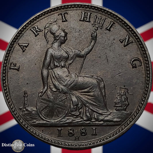 Great Britain 1881 H Farthing 1/4d GB3991