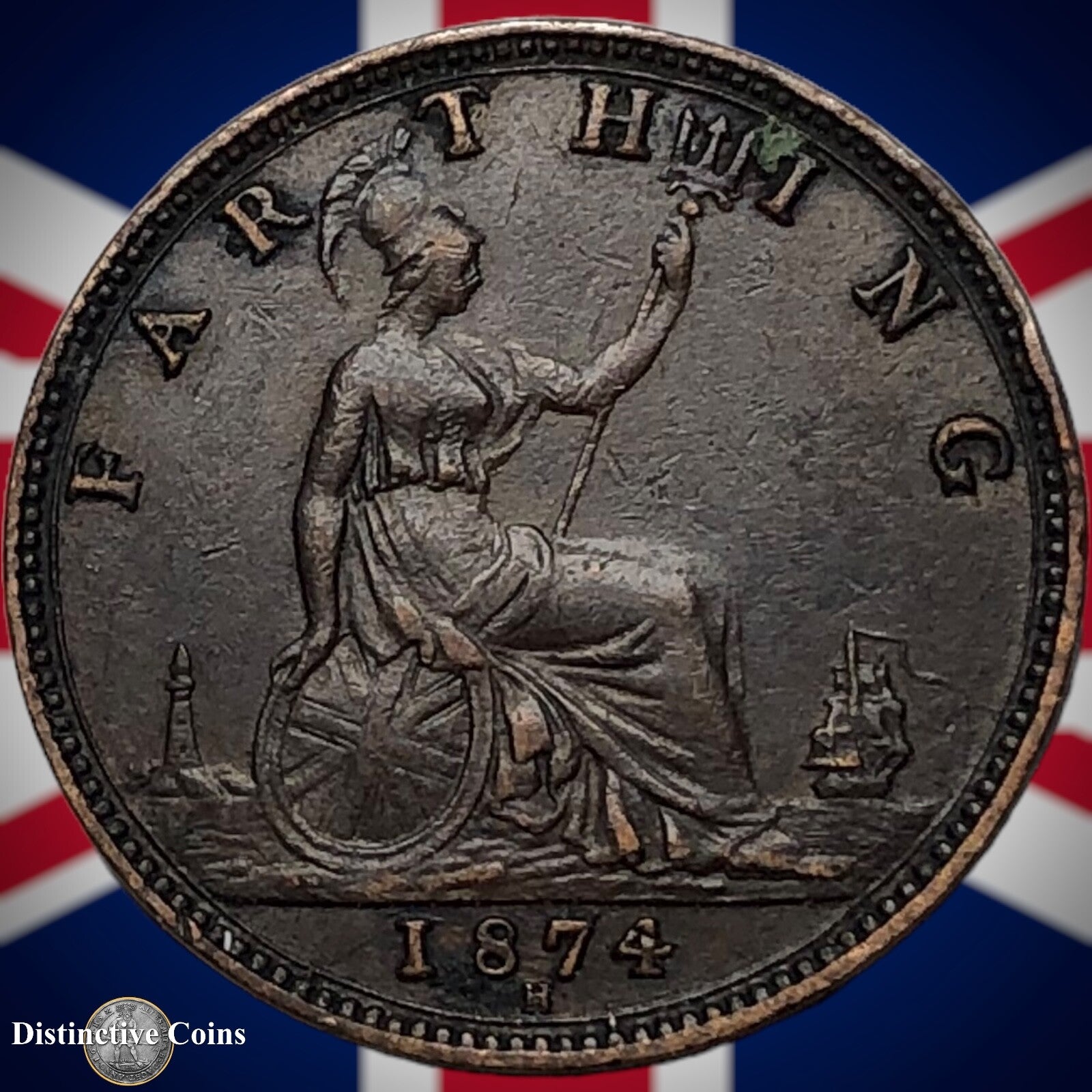 Great Britain 1874 Farthing 1/4d GB3717