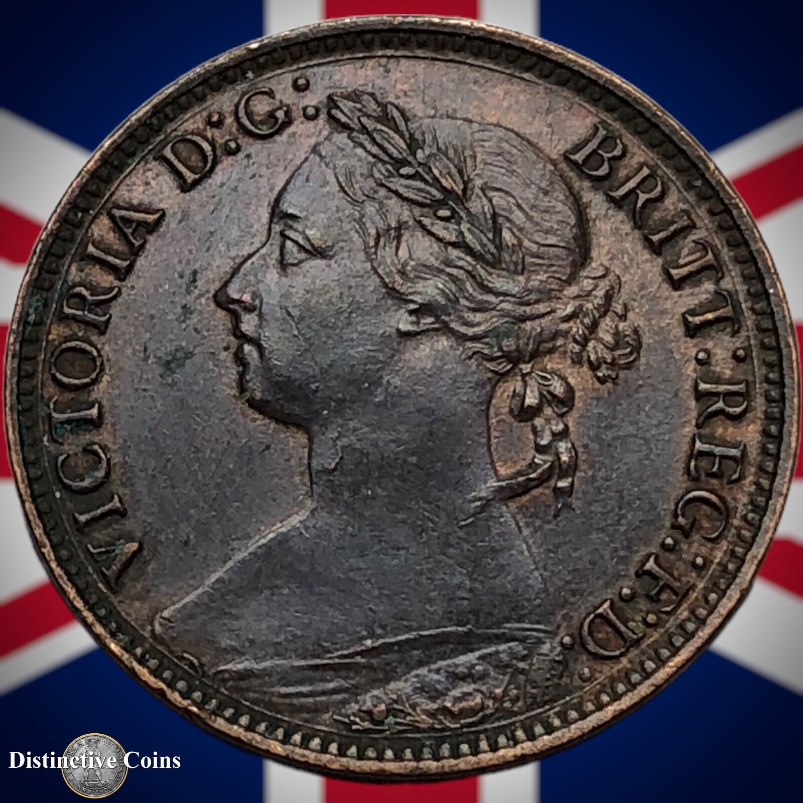 Great Britain 1881 H Farthing 1/4d GB3924