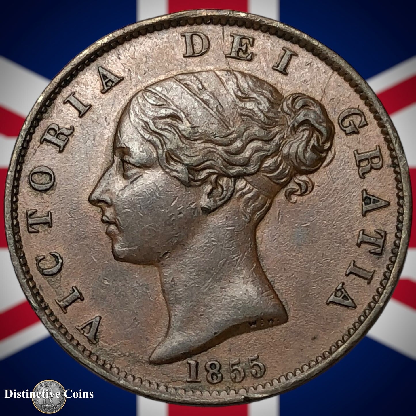 Great Britain 1855 Half Penny 1/2d GB5310
