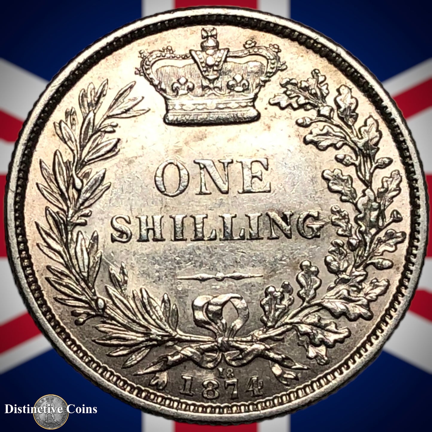Great Britain 1874 British One Shilling GB0354