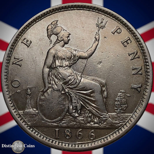 Great Britain 1866 Penny 1d GB6293