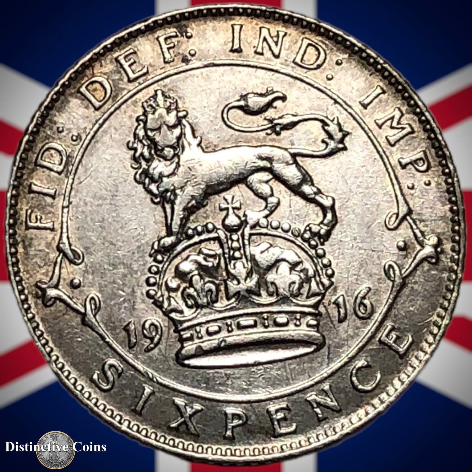Great Britain 1916 Six Pence GB1603